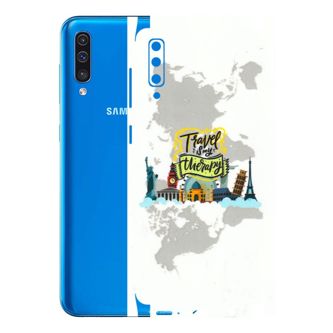 Samsung A/S Series Phone Skins (All Models) - Travel Therapy - 3D Embossed Finish (L-199) Samsung Galaxy A50