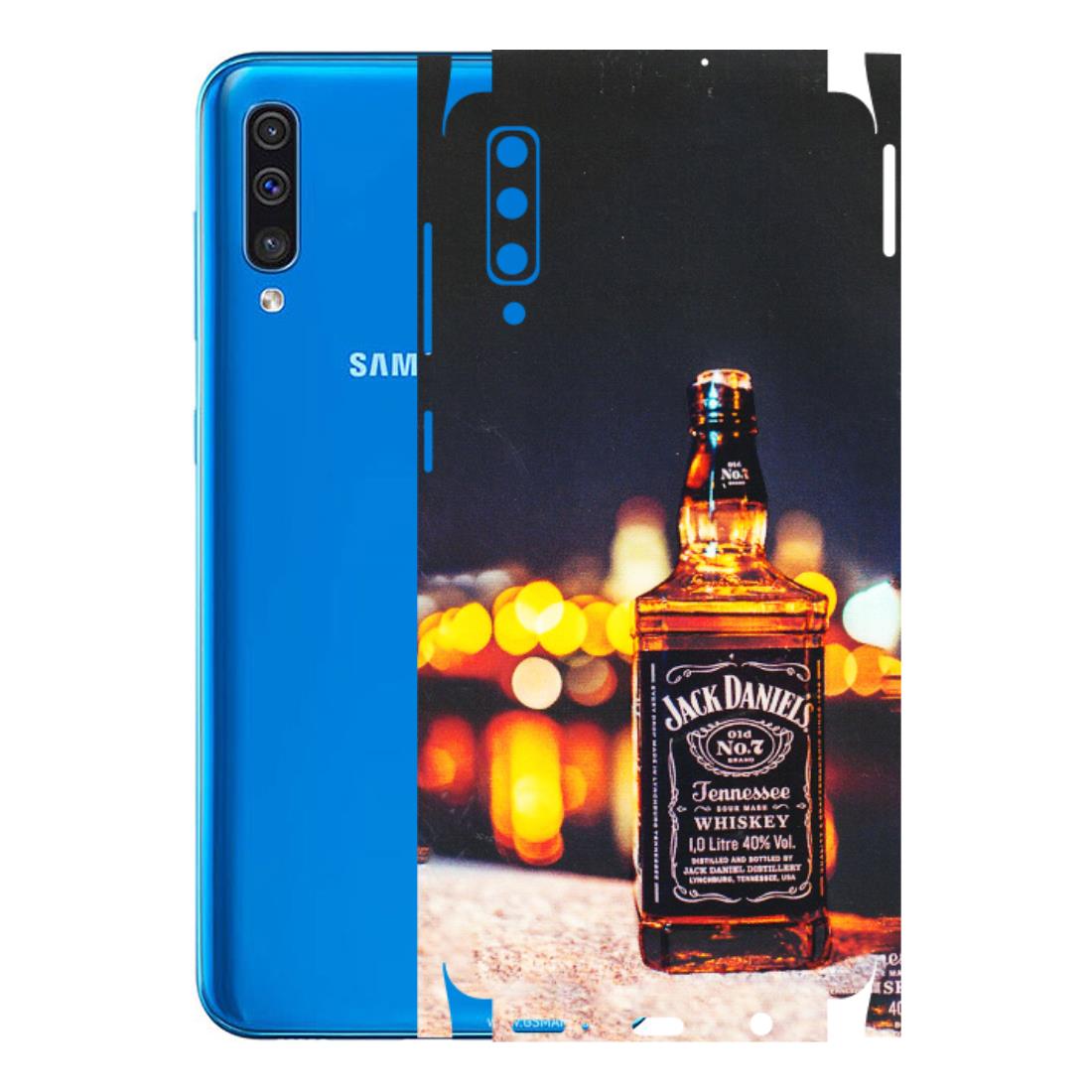 Samsung A/S Series Phone Skins (All Models) - JD Whiskey Bottle - 3D Embossed Finish (L-20) Samsung Galaxy A50