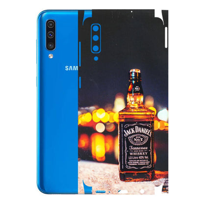 Samsung A/S Series Phone Skins (All Models) - JD Whiskey Bottle - 3D Embossed Finish (L-20) Samsung Galaxy A50