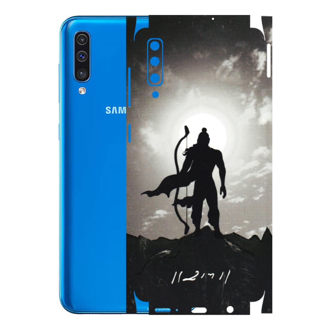 Samsung A/S Series Phone Skins (All Models) - Jai Siya Ram - 3D Embossed Finish (L-200) Samsung Galaxy A50