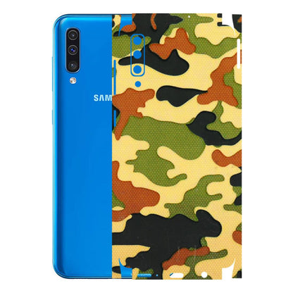 Samsung A/S Series Phone Skins (All Models) - Indian Military - 3D Embossed Finish (L-234) Samsung Galaxy A50