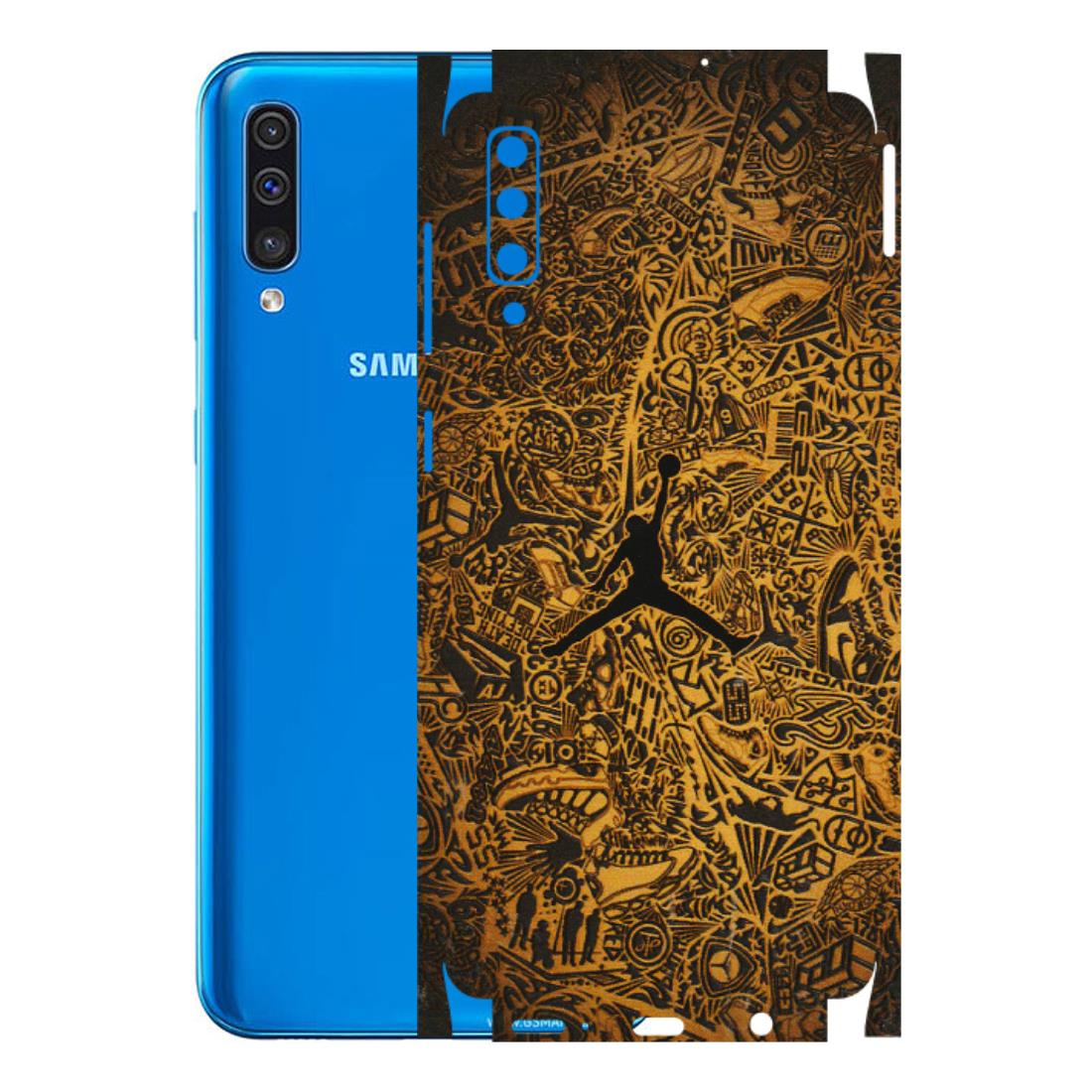 Samsung A/S Series Phone Skins (All Models) - Premium Gold Basketball Player - 3D Embossed Finish (L-236) Samsung Galaxy A50