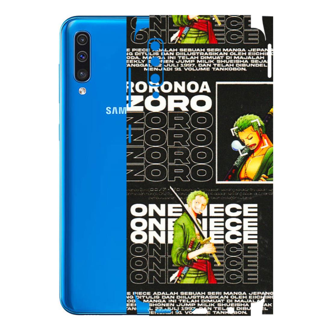 Samsung A/S Series Phone Skins (All Models) - One Piece Zoro - 3D Embossed Finish (L-250) Samsung Galaxy A50