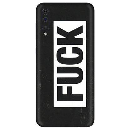 Samsung A/S Series Phone Skins (All Models) - The F Word - 3D Embossed Finish (L-255) Samsung Galaxy A50