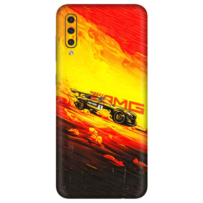Samsung A/S Series Phone Skins (All Models) - AMG Car Speed Cover - 3D Embossed Finish (L-256) Samsung Galaxy A50