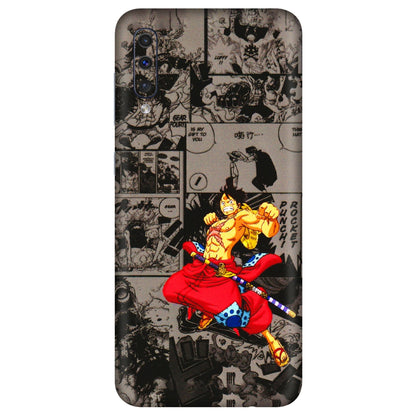 Samsung A/S Series Phone Skins (All Models) - One Piece Rocket Punch Manga - 3D Embossed Finish (L-25) Samsung Galaxy A50