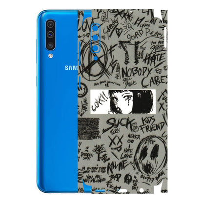 Samsung A/S Series Phone Skins (All Models) - Never Have Love Anime - 3D Embossed Finish (L-260) Samsung Galaxy A50