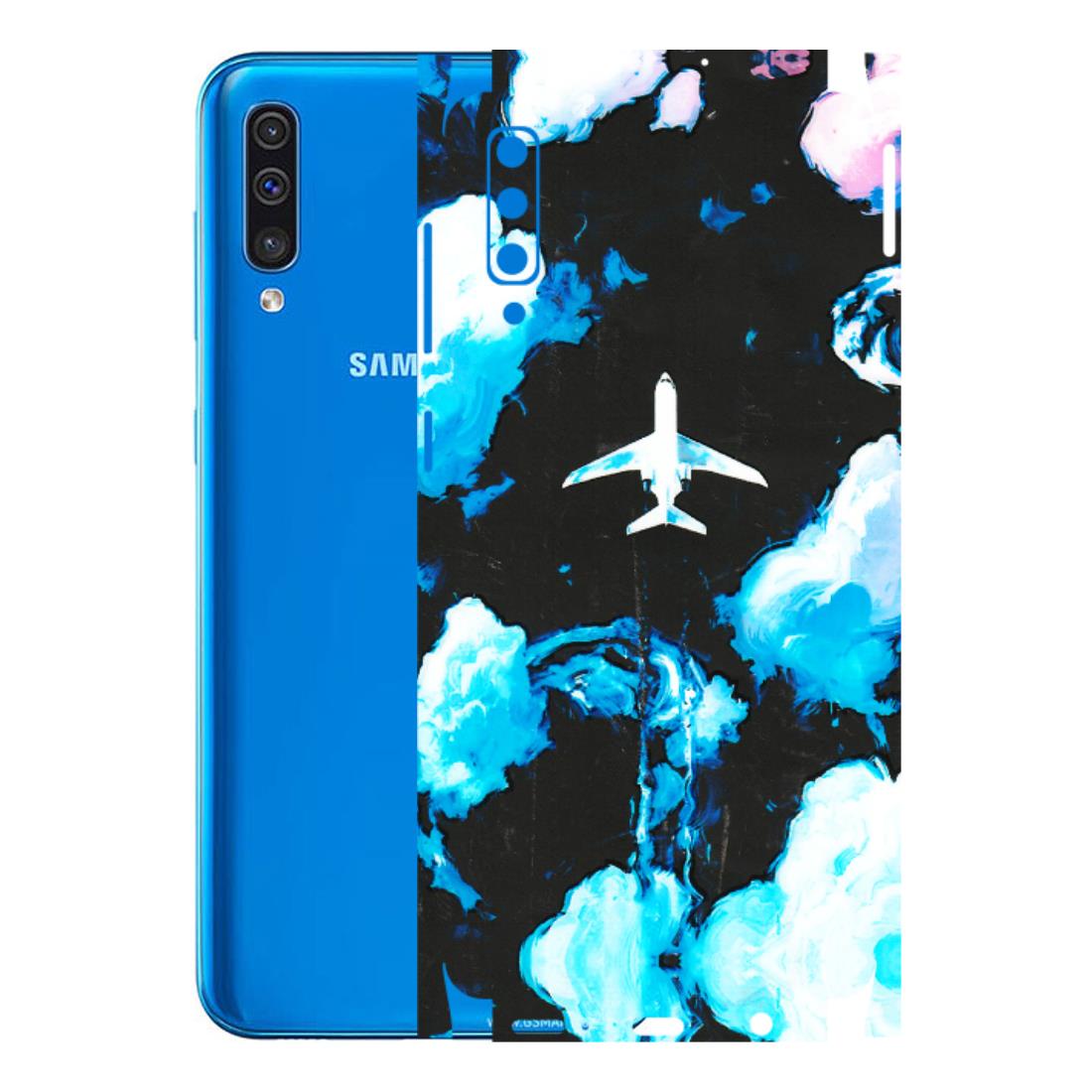 Samsung A/S Series Phone Skins (All Models) - Travel In Airline - 3D Embossed Finish (L-264) Samsung Galaxy A50