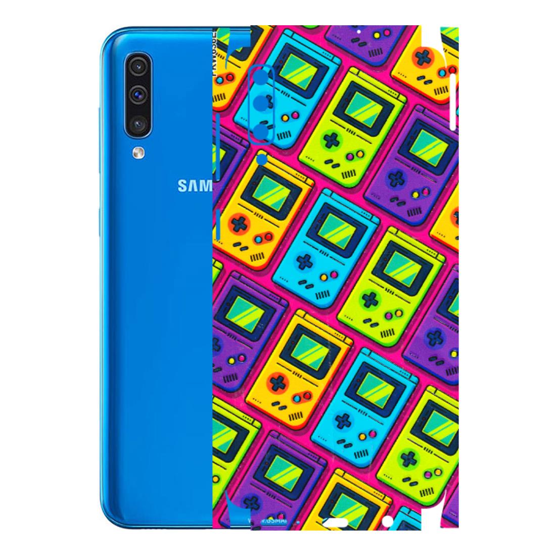 Samsung A/S Series Phone Skins (All Models) - Gameboy Colourful - 3D Embossed Finish (L-266) Samsung Galaxy A50