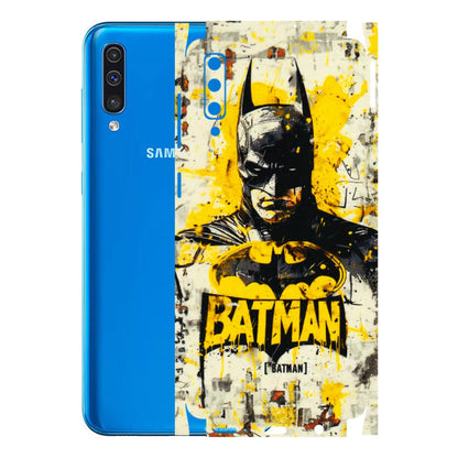 Samsung A/S Series Phone Skins (All Models) - Batman Yellow BT - 3D Embossed Finish (L-304) Samsung Galaxy A50