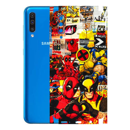 Samsung A/S Series Phone Skins (All Models) - Spidy Wolverine - 3D Embossed Finish (L-310) Samsung Galaxy A50