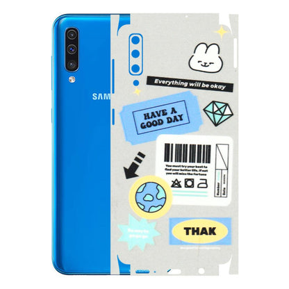 Samsung A/S Series Phone Skins (All Models) - Will Be Okay Design - 3D Embossed Finish (L-316) Samsung Galaxy A50