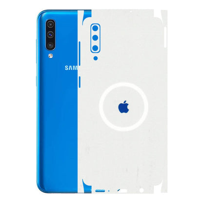 Samsung A/S Series Phone Skins (All Models) - iPhone Magsafe Logo - 3D Embossed Finish (L-320) Samsung Galaxy A50