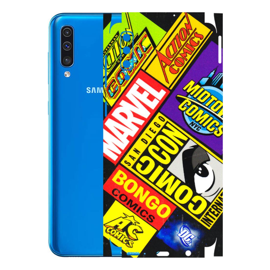 Samsung A/S Series Phone Skins (All Models) - Bongo Comic Con - 3D Embossed Finish (L-325) Samsung Galaxy A50