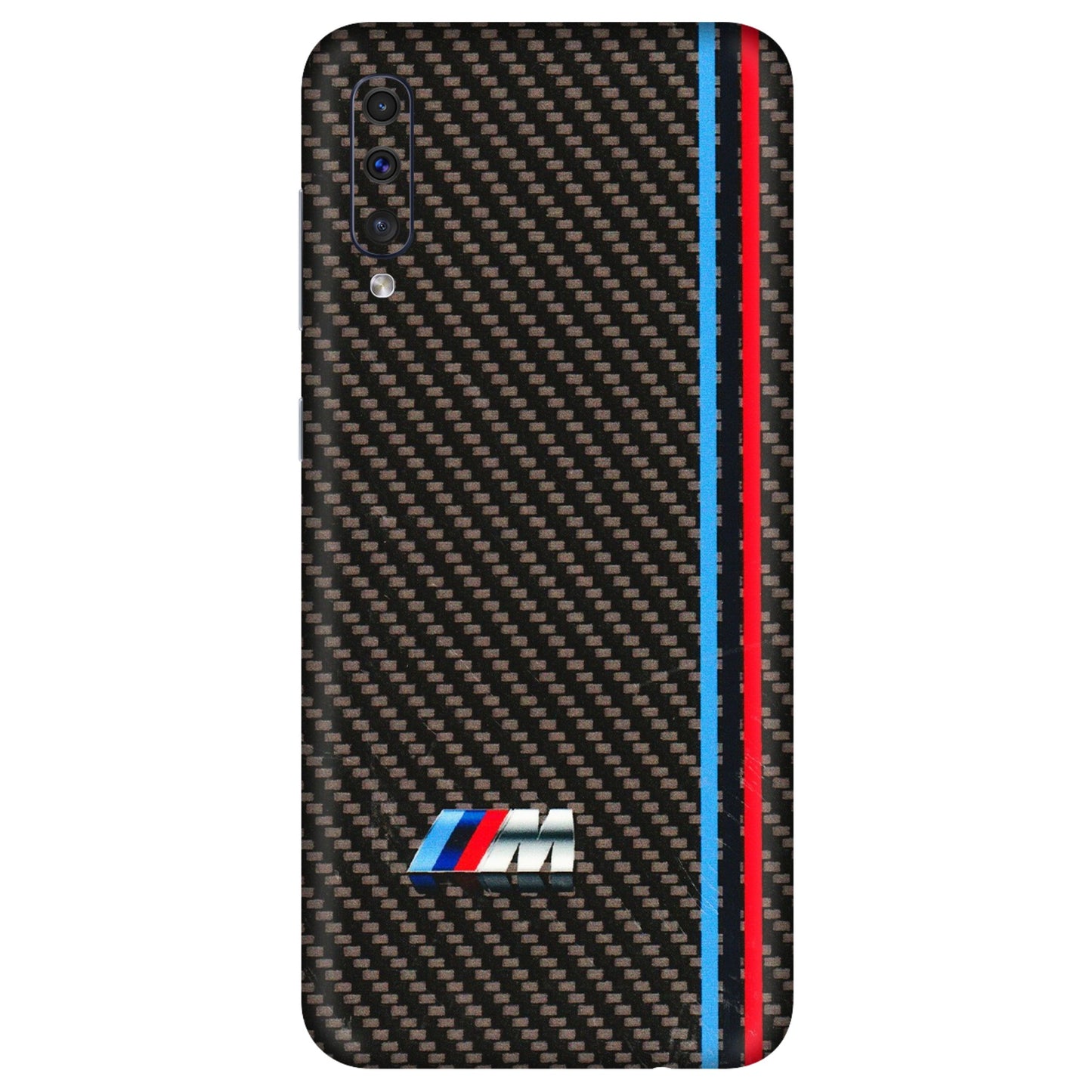 Samsung A/S Series Phone Skins (All Models) - BM Carbon Fiber Feels - 3D Embossed Finish (L-38) Samsung Galaxy A50