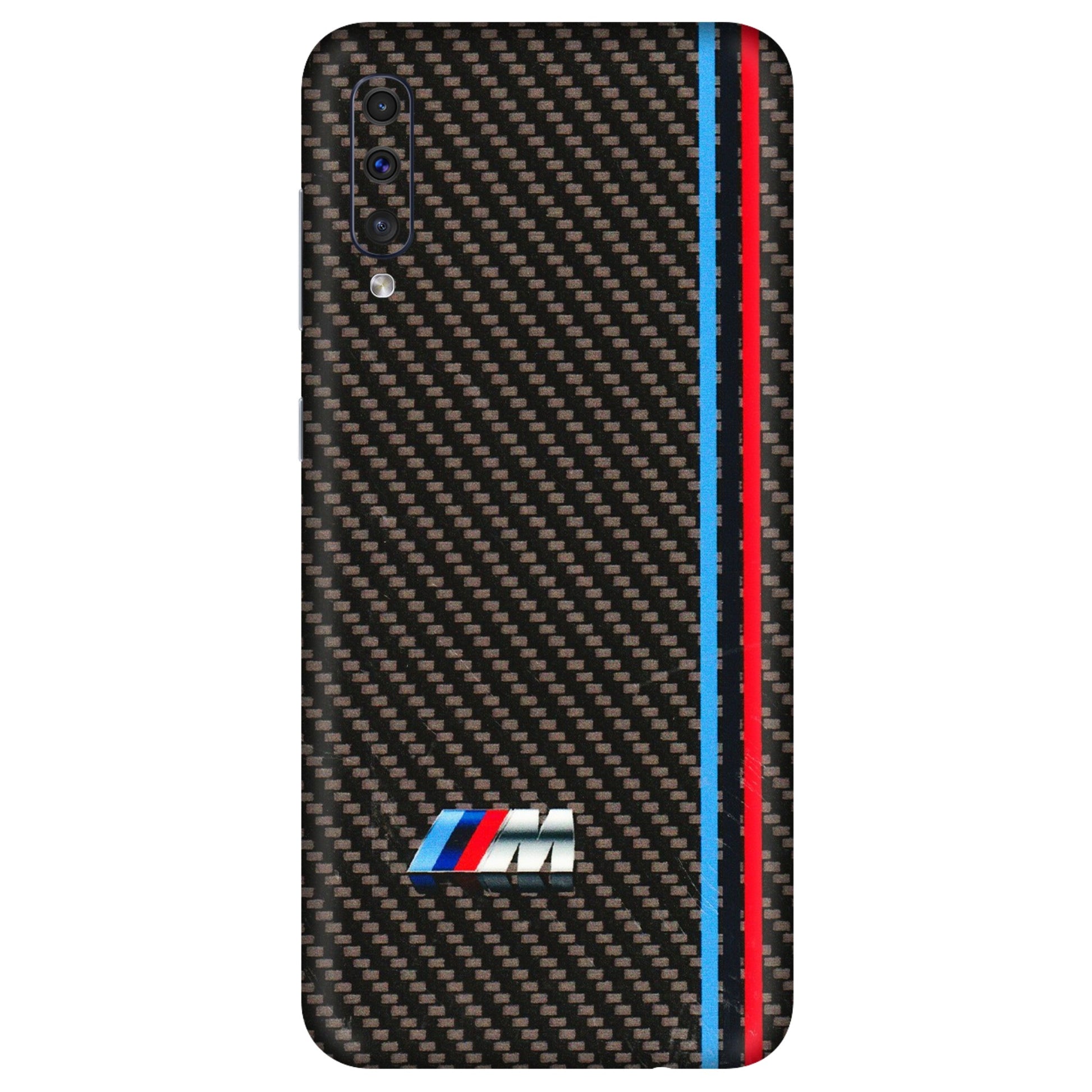 Samsung A/S Series Phone Skins (All Models) - BM Carbon Fiber Feels - 3D Embossed Finish (L-38) Samsung Galaxy A50