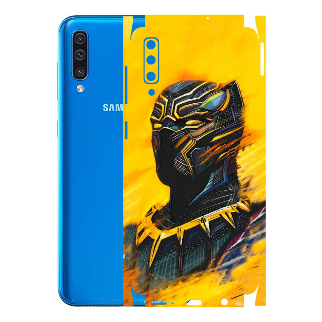 Samsung A/S Series Phone Skins (All Models) - Yellow Panther - 3D Embossed Finish (L-54) Samsung Galaxy A50