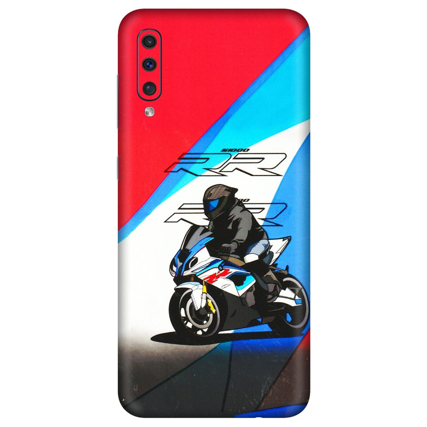 Samsung A/S Series Phone Skins (All Models) - Bikers Love - 3D Embossed Finish (L-58) Samsung Galaxy A50