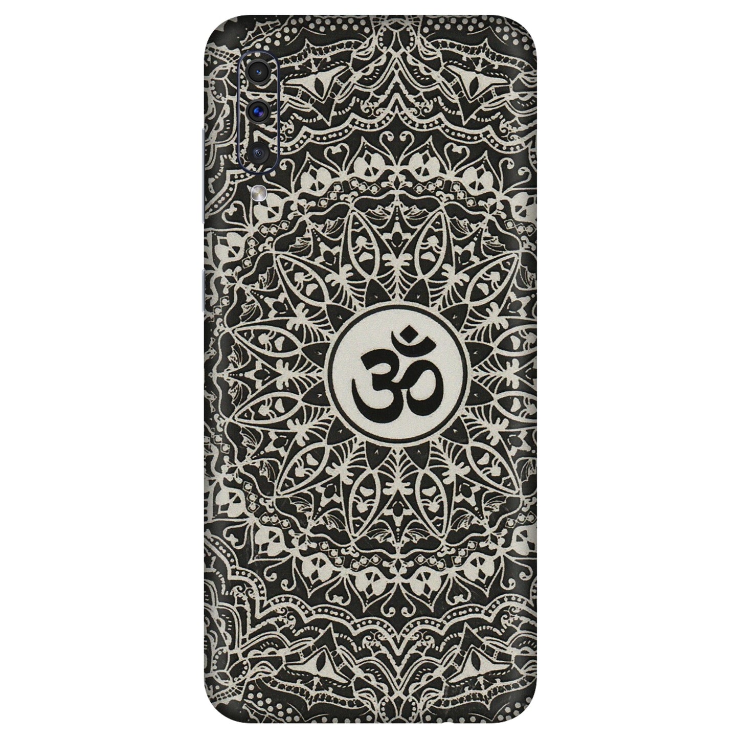 Samsung A/S Series Phone Skins (All Models) - Aum Elegant Mandala - 3D Embossed Finish (L-62) Samsung Galaxy A50