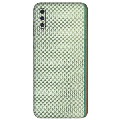Samsung A/S Series Phone Skins (All Models) - Gucci Fabric Pattern - 3D Embossed Finish (L-73) Samsung Galaxy A50