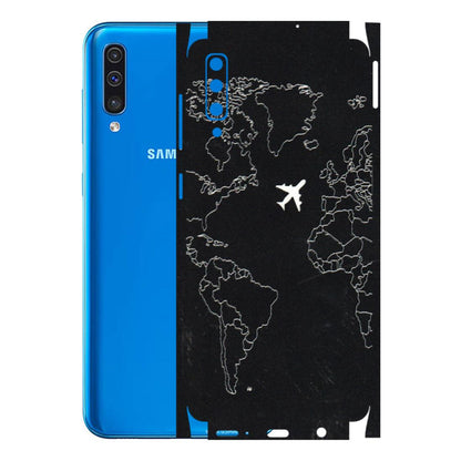 Samsung A/S Series Phone Skins (All Models) - Never Ending Travel - 3D Embossed Finish (L-79) Samsung Galaxy A50