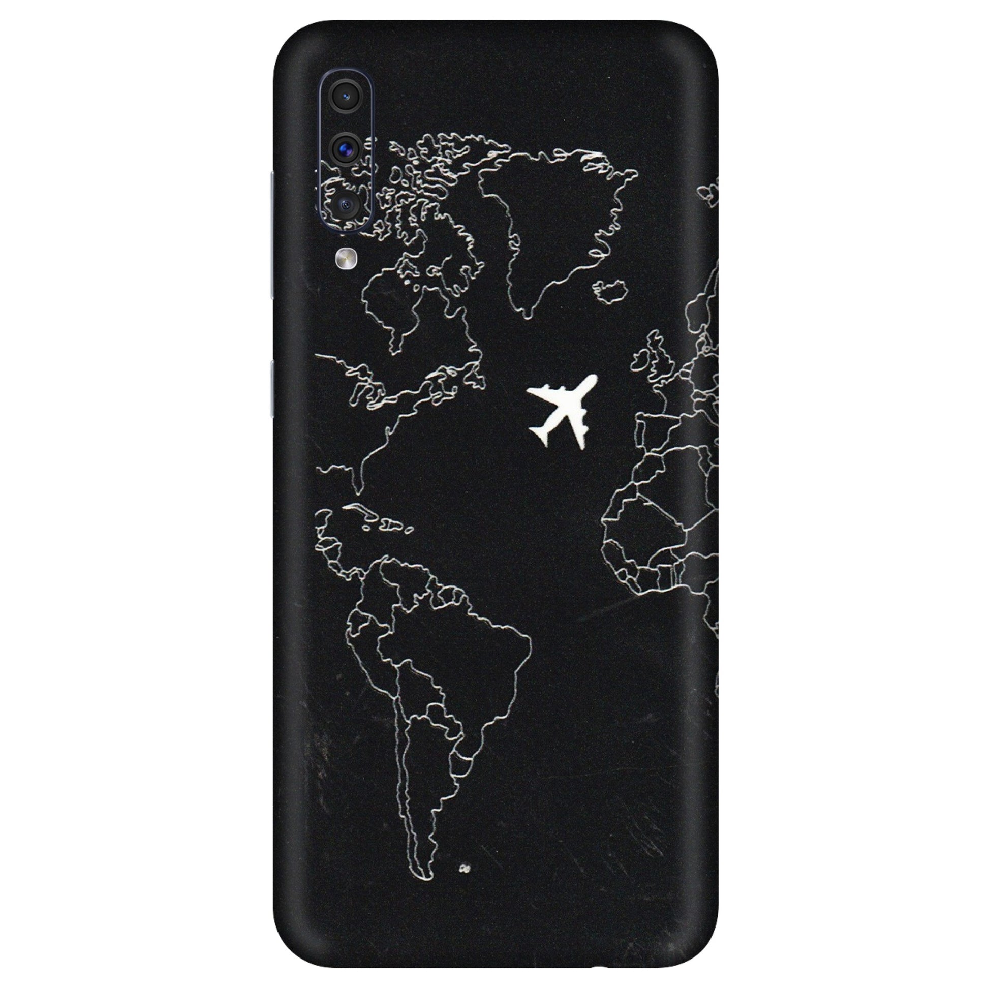 Samsung A/S Series Phone Skins (All Models) - Never Ending Travel - 3D Embossed Finish (L-79) Samsung Galaxy A50