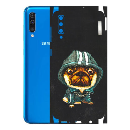 Samsung A/S Series Phone Skins (All Models) - Puppy N Hoodie - 3D Embossed Finish (L-90) Samsung Galaxy A50