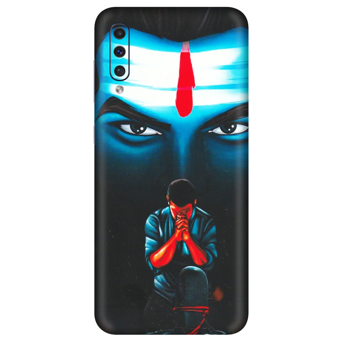 Samsung A/S Series Phone Skins (All Models) - Mahakal Bhakt - Matte Finish (M-112) Samsung Galaxy A50