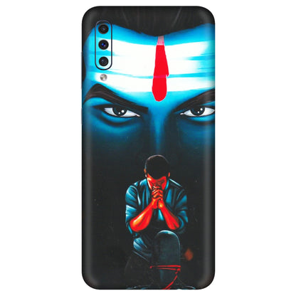 Samsung A/S Series Phone Skins (All Models) - Mahakal Bhakt - Matte Finish (M-112) Samsung Galaxy A50