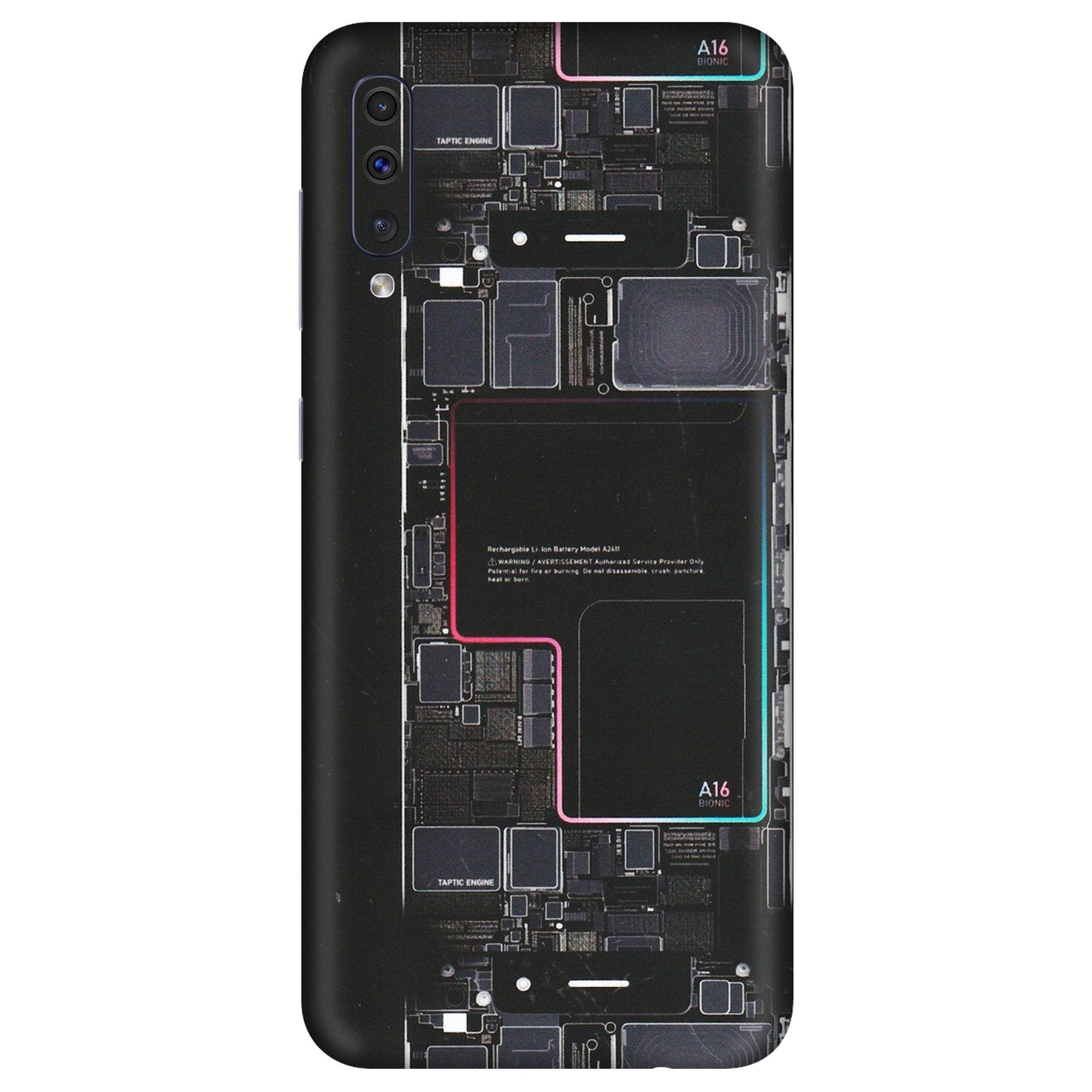 Samsung A/S Series Phone Skins (All Models) - Motherboard Circuit Layout - Matte Finish (M-117) Samsung Galaxy A50