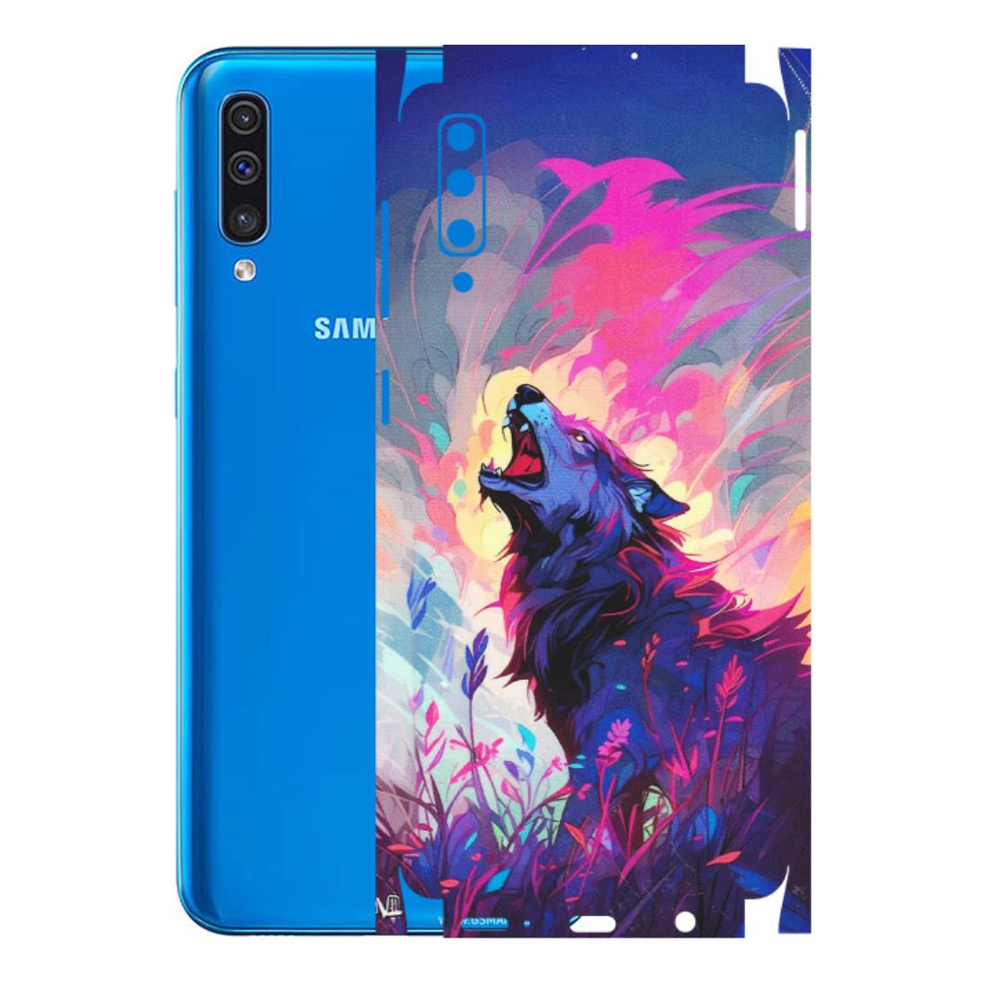 Samsung A/S Series Phone Skins (All Models) - New Wild Wolf Abstract - Matte Finish (M-125) Samsung Galaxy A50