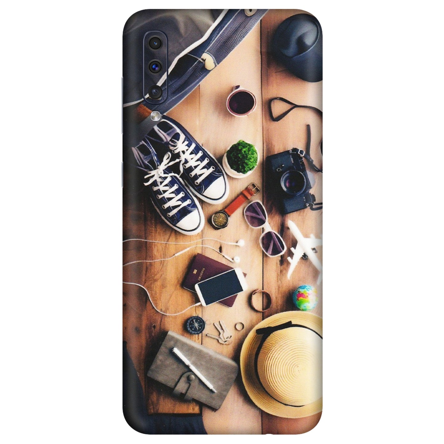 Samsung A/S Series Phone Skins (All Models) - Travel Wanderlust - Matte Finish (M-133) Samsung Galaxy A50