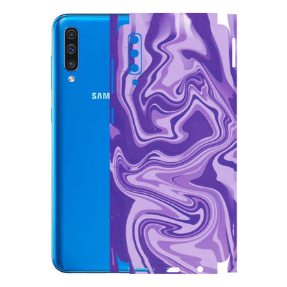 Samsung A/S Series Phone Skins (All Models) - Hazy Purple Nights - Matte Finish (M-14) Samsung Galaxy A50