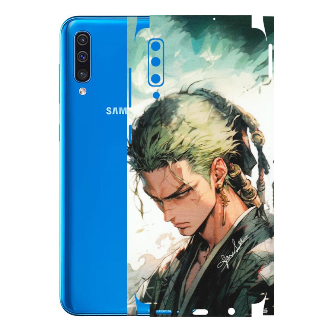 Samsung A/S Series Phone Skins (All Models) - New Roronoa Zoro One Picece Anime - Matte Finish (M-140) Samsung Galaxy A50