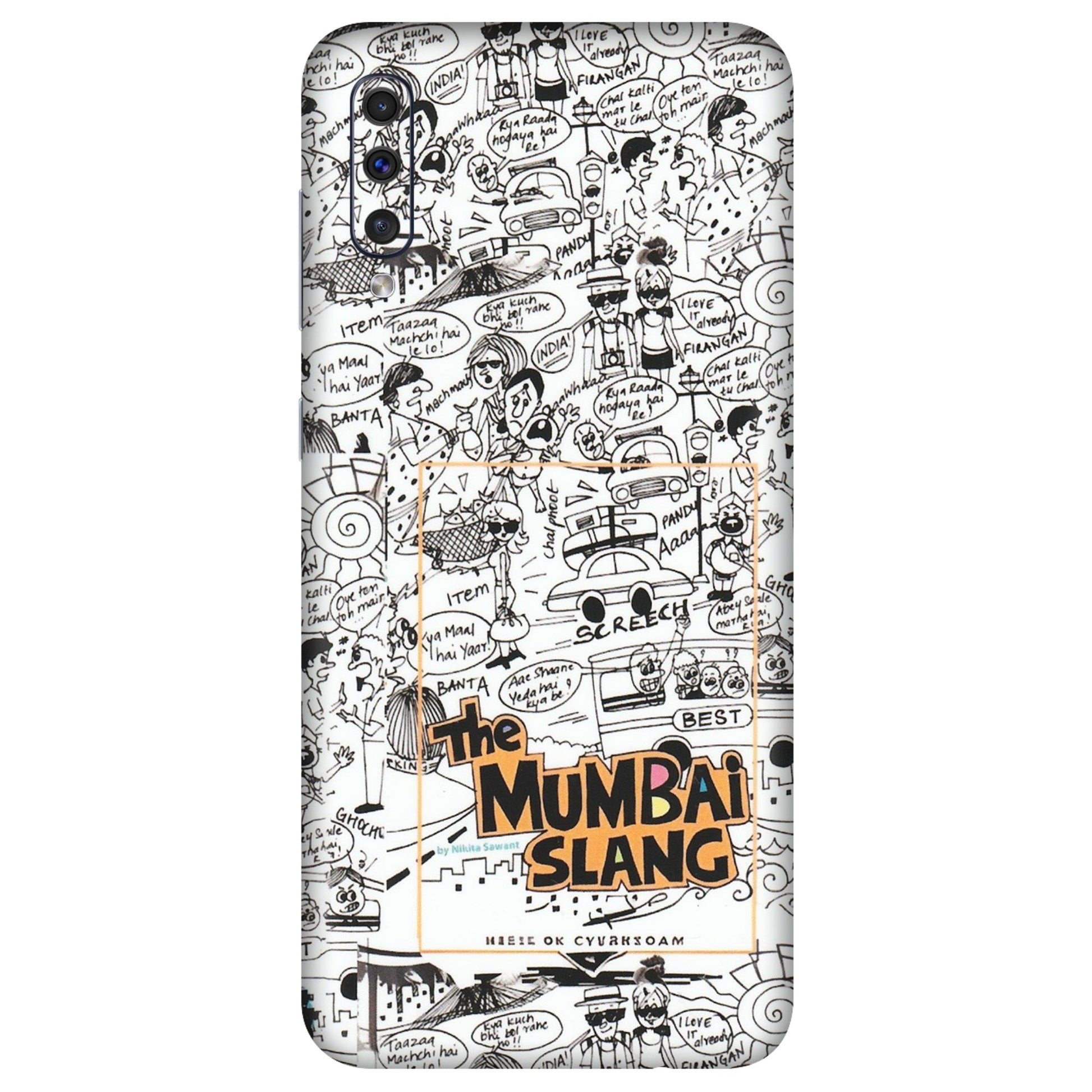 Samsung A/S Series Phone Skins (All Models) - The Mumbai Slang - Matte Finish (M-142) Samsung Galaxy A50