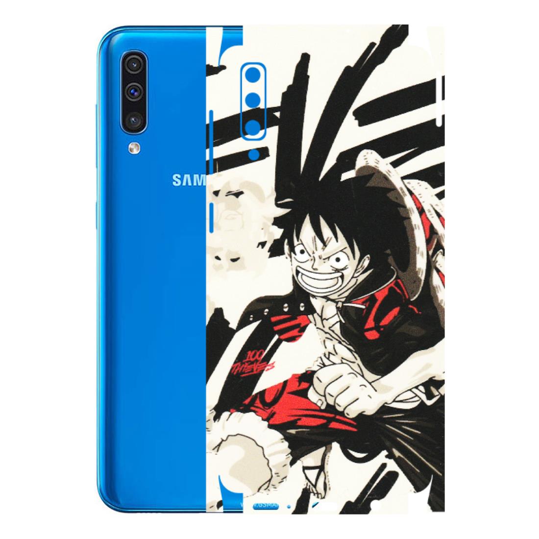 Samsung A/S Series Phone Skins (All Models) - Monkey D.Luffy Manga Anime - Matte Finish (M-145) Samsung Galaxy A50