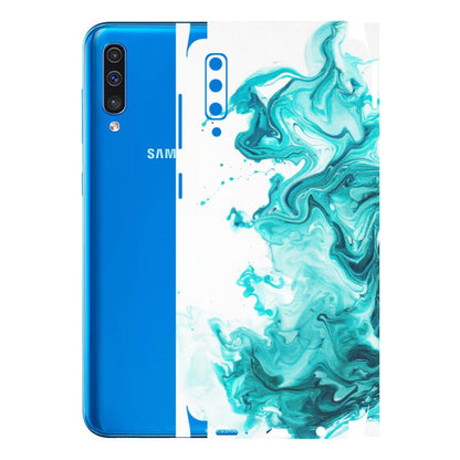 Samsung A/S Series Phone Skins (All Models) - Sky Blue Abstract Colour - Matte Finish (M-146) Samsung Galaxy A50