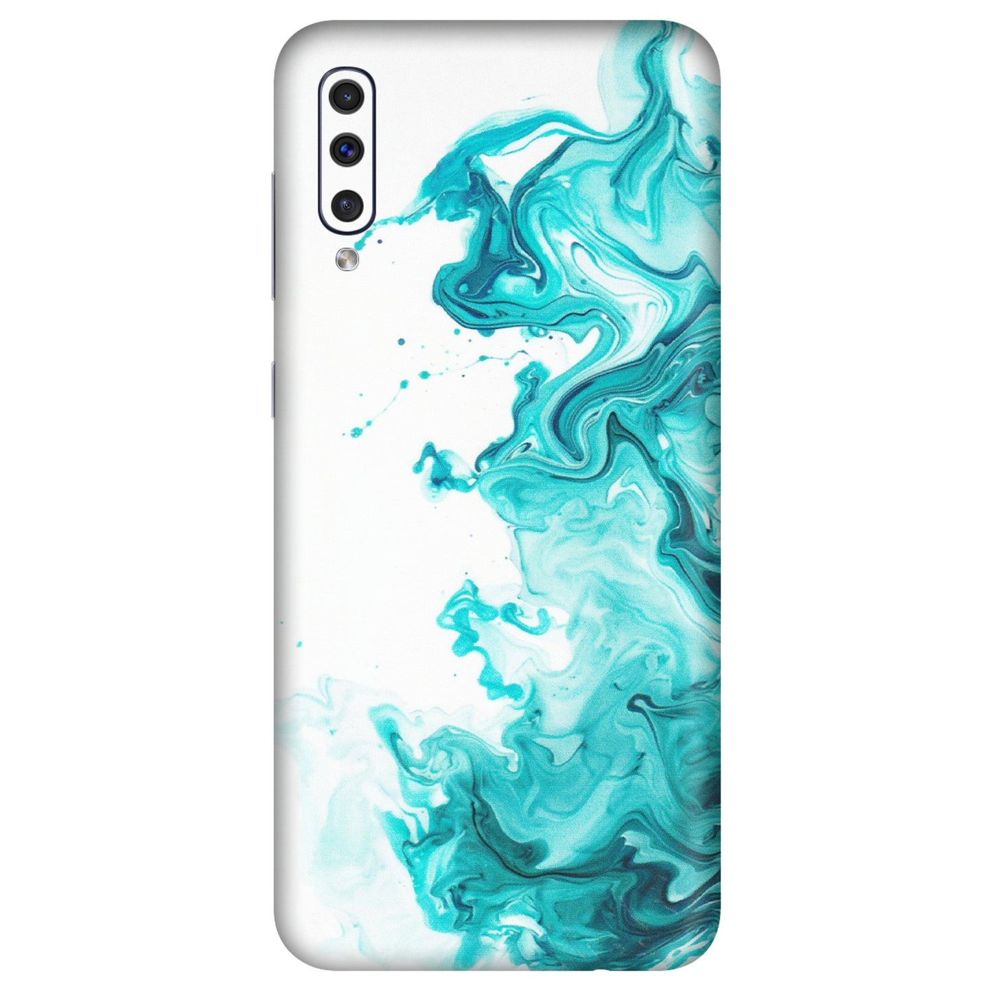 Samsung A/S Series Phone Skins (All Models) - Sky Blue Abstract Colour - Matte Finish (M-146) Samsung Galaxy A50