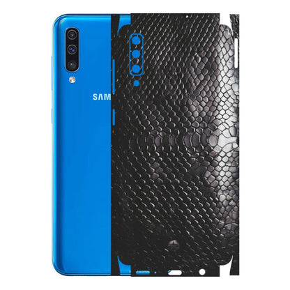 Samsung A/S Series Phone Skins (All Models) - Black Snack Leather - Matte Finish (M-147) Samsung Galaxy A50