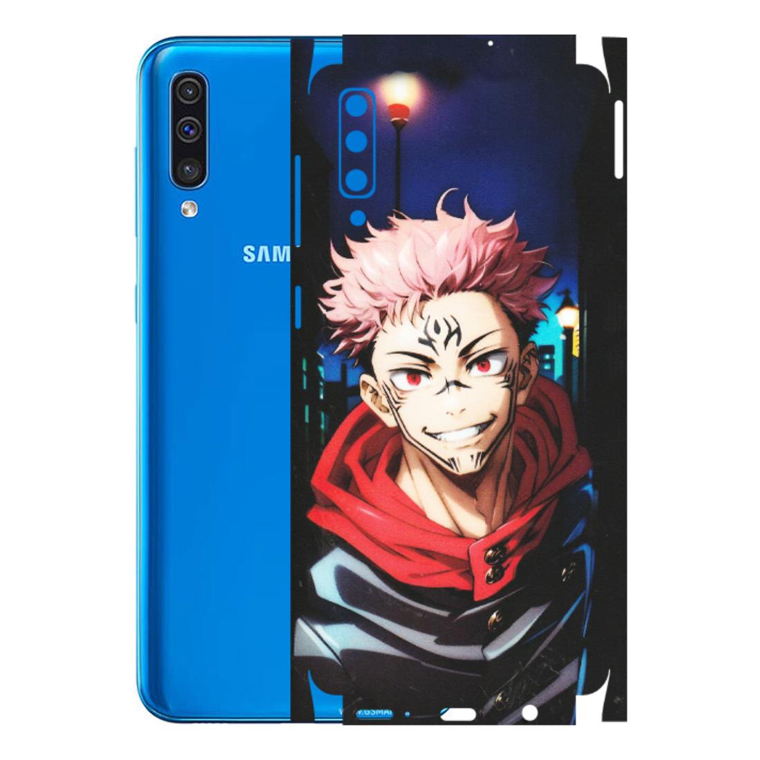 Samsung A/S Series Phone Skins (All Models) - Yuji Itadori Funny Face Anime - Matte Finish (M-152) Samsung Galaxy A50