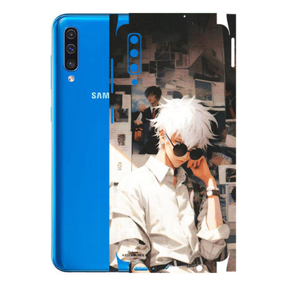 Samsung A/S Series Phone Skins (All Models) - Gojo Satoru Jujustu Kaisen Anime - Matte Finish (M-156) Samsung Galaxy A50