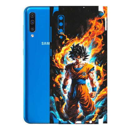 Samsung A/S Series Phone Skins (All Models) - Goku Transformation Anime - Matte Finish (M-159) Samsung Galaxy A50