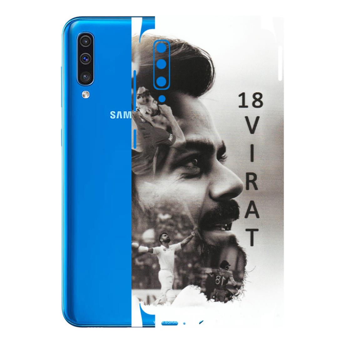 Samsung A/S Series Phone Skins (All Models) - Virat Kohli Cricketer - Matte Finish (M-163) Samsung Galaxy A50