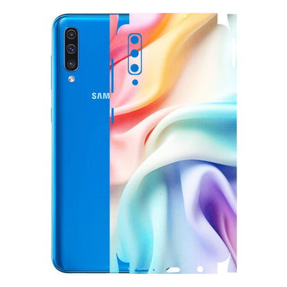 Samsung A/S Series Phone Skins (All Models) - Colourful Silk Cloth - Matte Finish (M-165) Samsung Galaxy A50