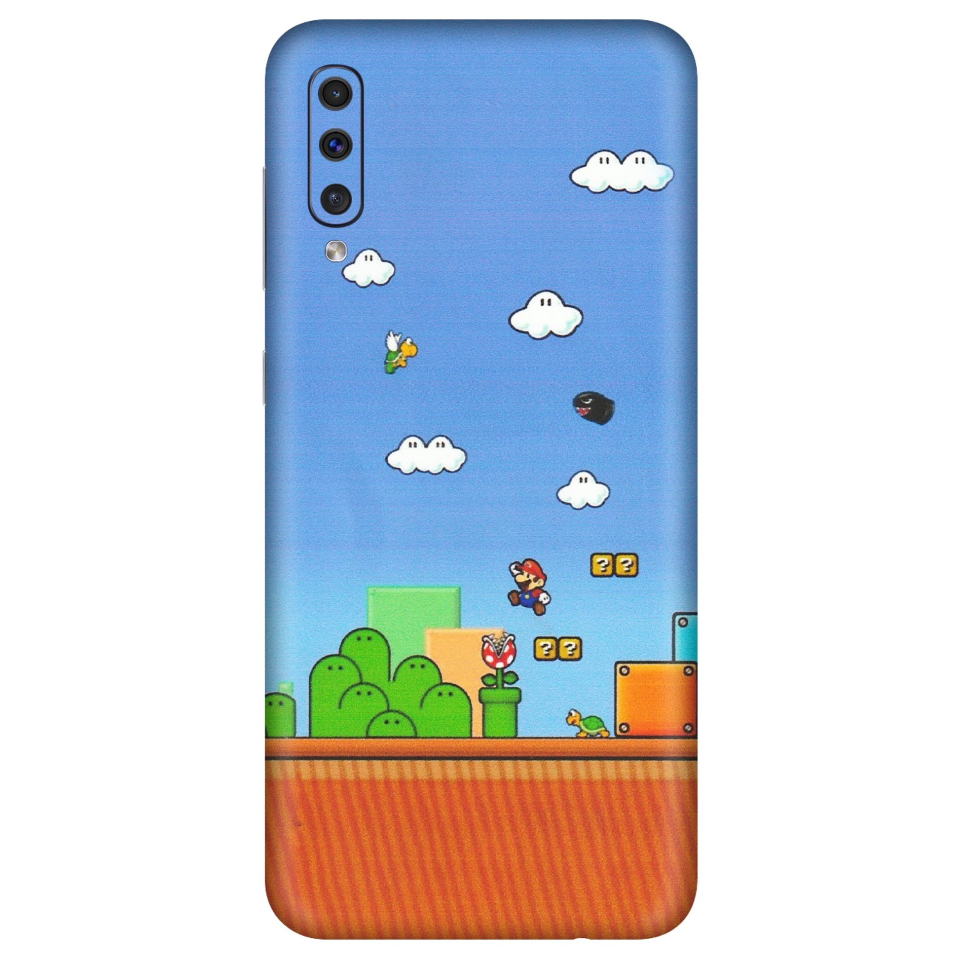 Samsung A/S Series Phone Skins (All Models) - Mario Game Scene - Matte Finish (M-24) Samsung Galaxy A50