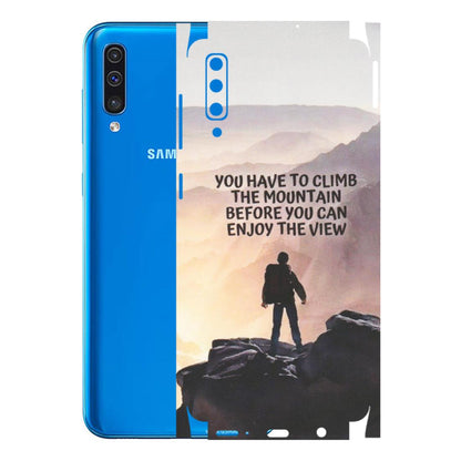 Samsung A/S Series Phone Skins (All Models) - Motivational Hiking Mountain - Matte Finish (M-28) Samsung Galaxy A50
