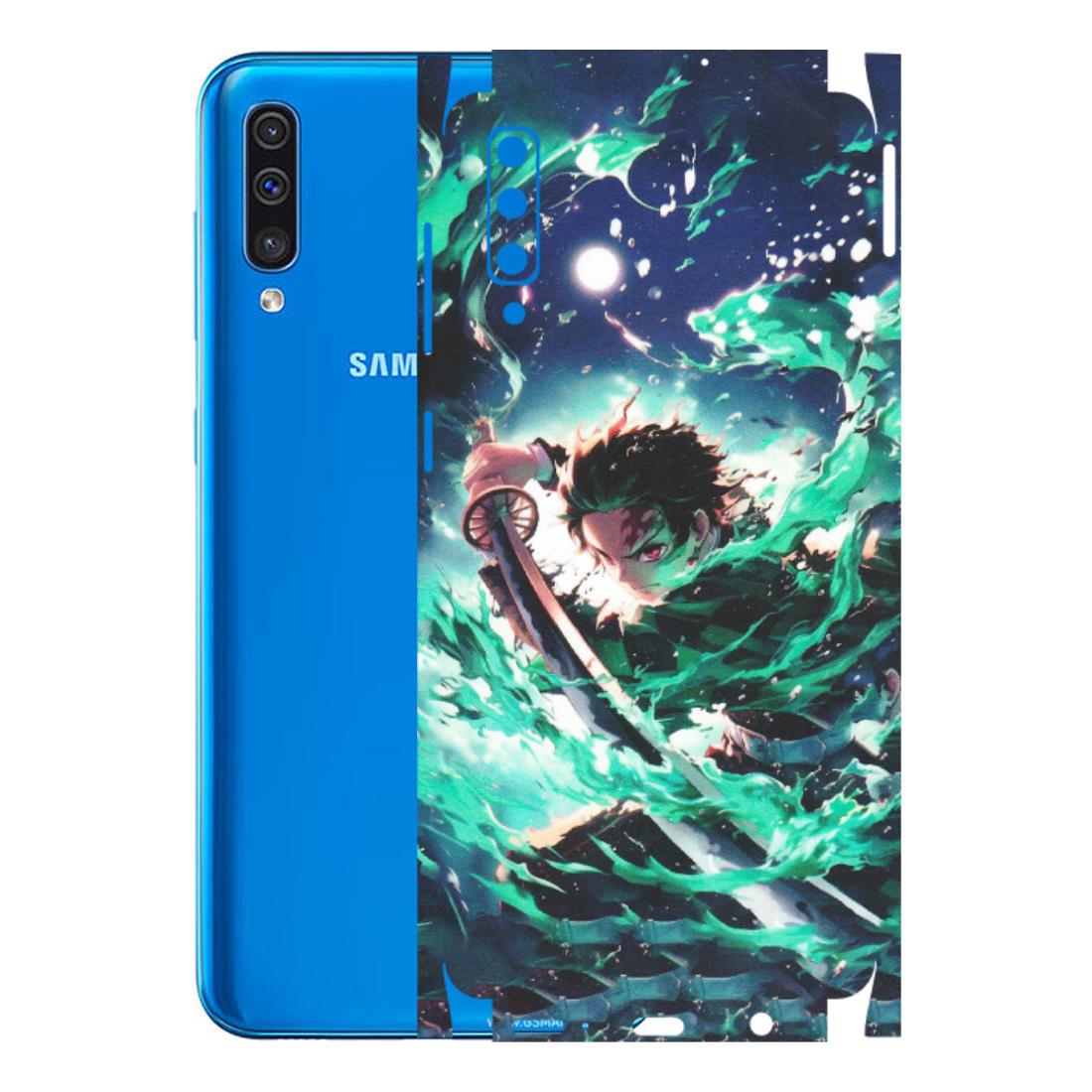 Samsung A/S Series Phone Skins (All Models) - Sword Fighter Anime - Matte Finish (M-29) Samsung Galaxy A50
