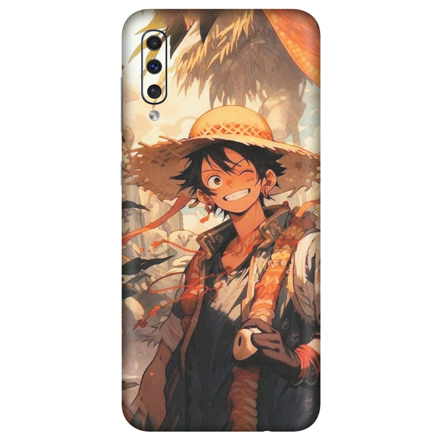 Samsung A/S Series Phone Skins (All Models) - Anime Character Smile - Matte Finish (M-33) Samsung Galaxy A50