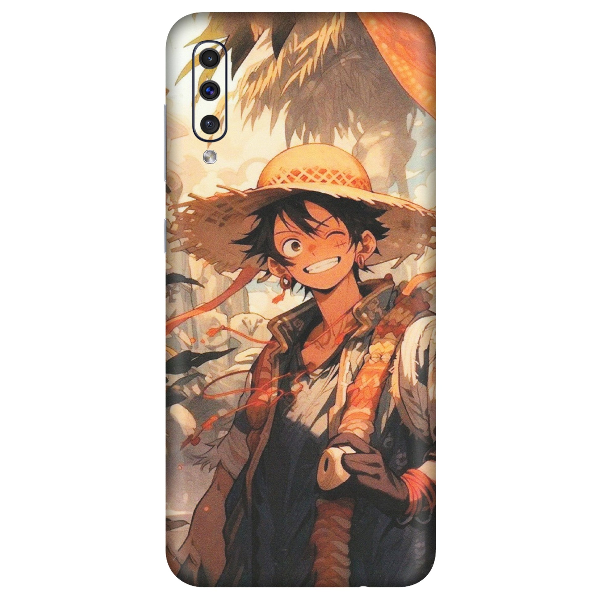 Samsung A/S Series Phone Skins (All Models) - Anime Character Smile - Matte Finish (M-33) Samsung Galaxy A50
