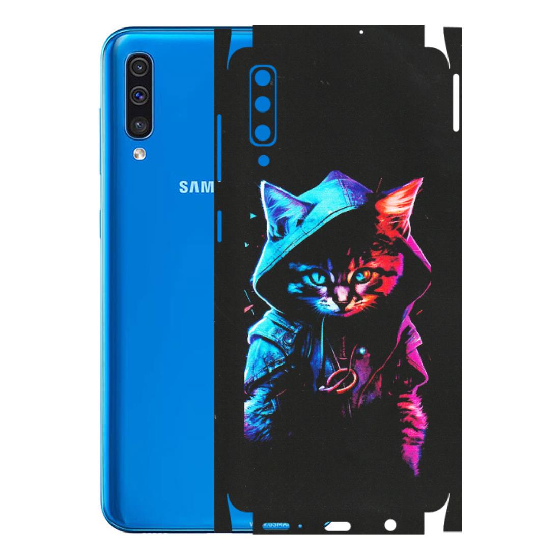 Samsung A/S Series Phone Skins (All Models) - Cyberpunk Cat - Matte Finish (M-45) Samsung Galaxy A50